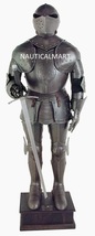 Black Knight Suit of Armor Full Size Aged Antiqued Finish Armor - £496.46 GBP