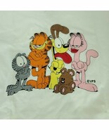 Vintage Garfield Talkin Tees T Shirt Men&#39;s L Short Sleeve Thug Grey Musi... - $922.52 MXN