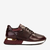 The Empire Burgundy Leather Men Sneaker image 8
