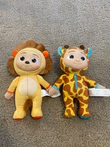 Cocomelon JJ Plush   Giraffe Lion Stuffed Animals Toy 8” - £8.89 GBP