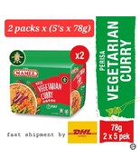 Mamee Instant Noodle Vegetarian Curry 78g x 5 (2 Packs)- fast shipment b... - $81.10 CAD