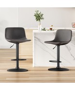 Adjustable Bar Stools Set Of 2, Mid Century Modern Swivel Bar Stools, In... - £96.83 GBP