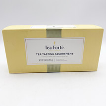 Tea Forte Assorted Classic Tea Tasting Box Pyramid Sampler Set of 10 BB 3/27 - £23.13 GBP