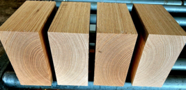 Four (4) Kiln Dried White Ash Bowl Blanks Turning Lumber Lathe Wood 6&quot; X 6&quot; X 3&quot; - £39.38 GBP