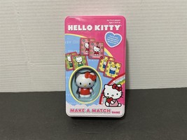 Girls Hello Kitty Make a Match Card Game Memory Matching Travel Size COMPLETE - $7.12