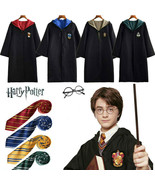 Harry Potter Gryffindor Slytherin Robe Zauberstab Krawatte Schal Cosplay... - $15.07 CAD+