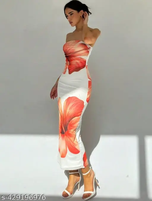 Traf Long Dress Halter Camisole Sleeveless Skirt Tie Dye Print Sexy Wome... - €52,47 EUR