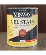 Minwax Gel Stain Wood Veneer Fiberglass Metal 1 Quart BLACK New - $59.28