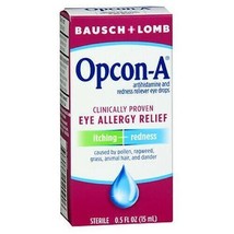 Bausch + Lomb Opcon-A Allergy Relief Eye Drops - 0.5oz - £7.88 GBP