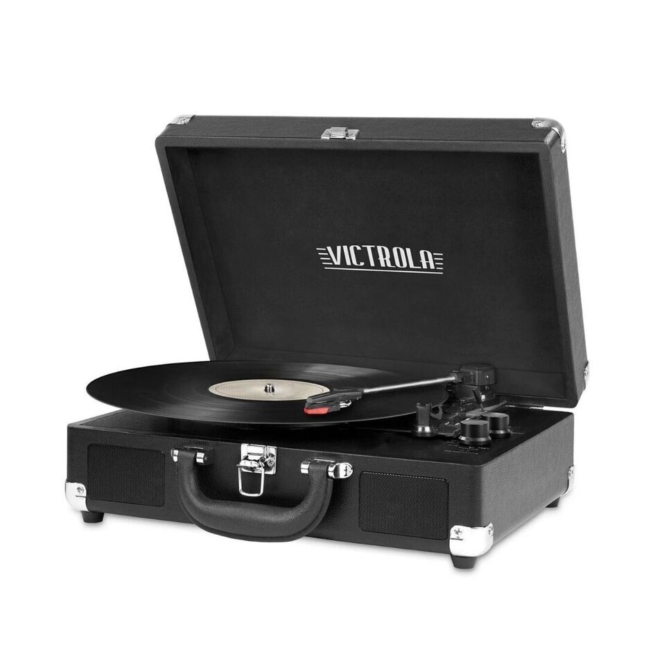 Victrola VSC-550BT-BK 3-Speed Stereo Turntable / Vinyl Record Player - Black