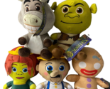 Set of 5 Shrek Plush Toys 7 inch each. Dreamworks Stuffed Animals. New w... - $58.79