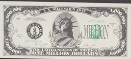 U.S. Millennium Note One Million Novelty Paper Money - $3.95