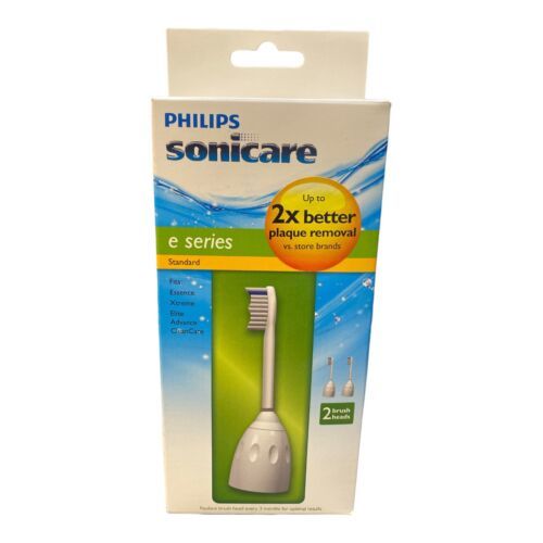 Philips Sonicare HX7002 e-Series Standard Replacement Brush Heads, 2-Pack *New - £19.59 GBP