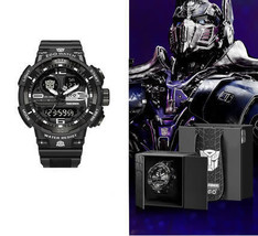 Transformers Children&#39;s Watch Boys 50M Waterproof Digital Sport Watch Luminous - £30.36 GBP+