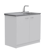 White 39&quot; Kitchen Island Set - €1.160,66 EUR