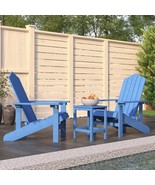 vidaXL Garden Chair Aqua blue HDPE (High Density Polyethylene), steel - $735.42 CAD