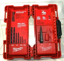 Milwaukee 48-89-9222 Black Oxide Step Drill Bit Set (9-Piece) #279 - $468.16 MXN