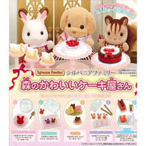 Calico Critters Sylvanian Families Forest Cute Cake Shop - Complete Set of 5 - £25.69 GBP