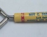 c.1930s VTG Bottle Opener Advertising Roy C. Deschler Locksmith Chehalis... - $16.88