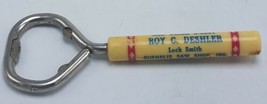 c.1930s VTG Bottle Opener Advertising Roy C. Deschler Locksmith Chehalis... - $16.88