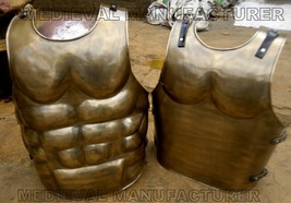 Roman Muscle Jacket Sac Lerp Armor Jacket Medieval Cuirass Chest Costume... - $136.10