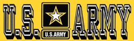 U.S. Army Star Logo Bumper Sticker - Veteran Owned Business - £3.50 GBP