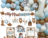 Cowboy 1St Birthday Party Decorations, My First Rodeo Birthday Party Sup... - $36.77