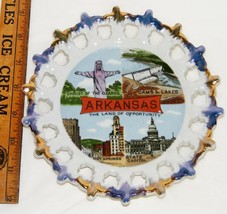 Vintage 7&quot; Souvenir Collector State Plate - ARKANSAS - $10.00