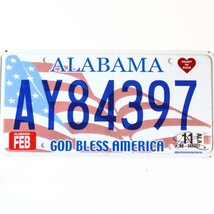2011 United States Alabama Shelby County Passenger License Plate AY84397 - $14.92 CAD