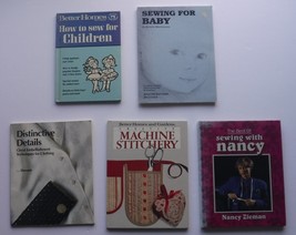 Sewing Craft Book lot of 5 How  to Sew for Children Sewing for Baby 3 more books - £18.60 GBP