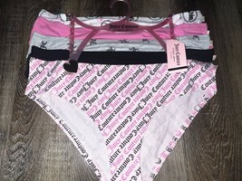 Juicy Couture ~ Women&#39;s Bikini Underwear Panties Cotton Blend 5-Pair ~ M - £20.72 GBP