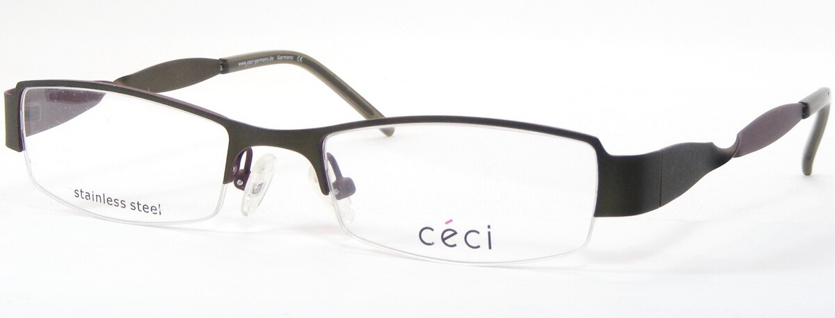 CECI 5200 890B Matt Oliv / Plum Einzigartig Brille 49-18-135mm - $56.42