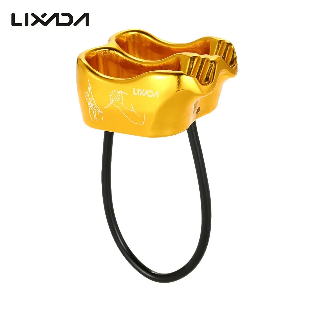 Rappel device rock climbing carabiners abseiling mountaineering rope survival equipment thumb200