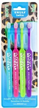 Ekulf Twice Kid Toothbrushes 4 pcs Made in Sweden - $9.90
