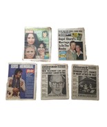 Lot Of (5) NEWSPAPER TABLOIDS 1977-1978 ELVIS, Charlie&#39;s Angel&#39;s, Grouch... - £11.35 GBP