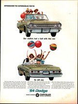 1964 Dodge Convertible Girls With Beach Balls pretty girls Original Prin... - $25.05