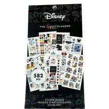 Happy Planner Disney Mickey Minnie Mouse 582 Stickers 30 Sheets NEW Donald Goofy - £17.11 GBP
