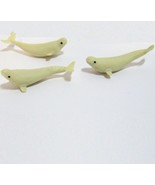 Doll House Shoppe 3 Toy Beluga (White) Whale 11826 Micro-mini Miniature ... - £3.53 GBP