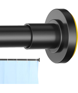 Black Shower Curtain Rod 31 to 80 Inch,1 Inch Diameter Adjustable Spring... - $400.32 MXN