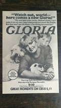 Vintage 1982 Gloria Sally Struthers Full Page Original TV Series Ad 721 - £5.19 GBP