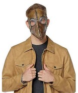 Plague Doctor Latex Mask Spirit Halloween Dark Brown Costume Accessory - £12.60 GBP