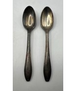 2x Demitasse Spoons Silverplate The New Yorker 1936 International silver... - $281.78 MXN