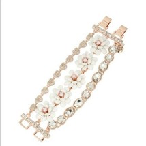 BETSEY JOHNSON FLOWER MULTI STRAND BRACELET NWT$165 - £62.95 GBP