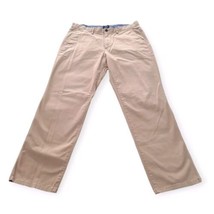 Gap Pants Mens 36x29 Beige Khakis Chino Straight Stretch Flat Front Tag ... - £10.80 GBP