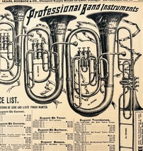 1969 Dupont Brass Cornets 1900 Repro Advertisement Band Instruments DWU16G - $464.13 MXN