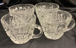 [4] Vintage Arlington Glass Punch Bowl Cups by Anchor Hocking - Cups Lot 4 each - £14.02 GBP