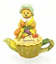 Popular Imports Monthly Teapot with Bear Trinket Box Figurine (November) - £14.20 GBP