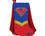 Kurt Adler 19 Inch Supergirl Shield With Cape Christmas Stocking - $23.98