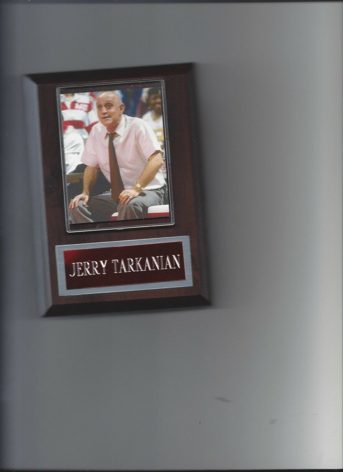 Primary image for JERRY TARKANIAN PLAQUE UNLV RUNNIN' REBELS BASKETBALL NCAA