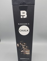Blockade X Tower Block Game Chalk Wood Blocks Write Your Own Rules Uniqu... - £10.25 GBP
